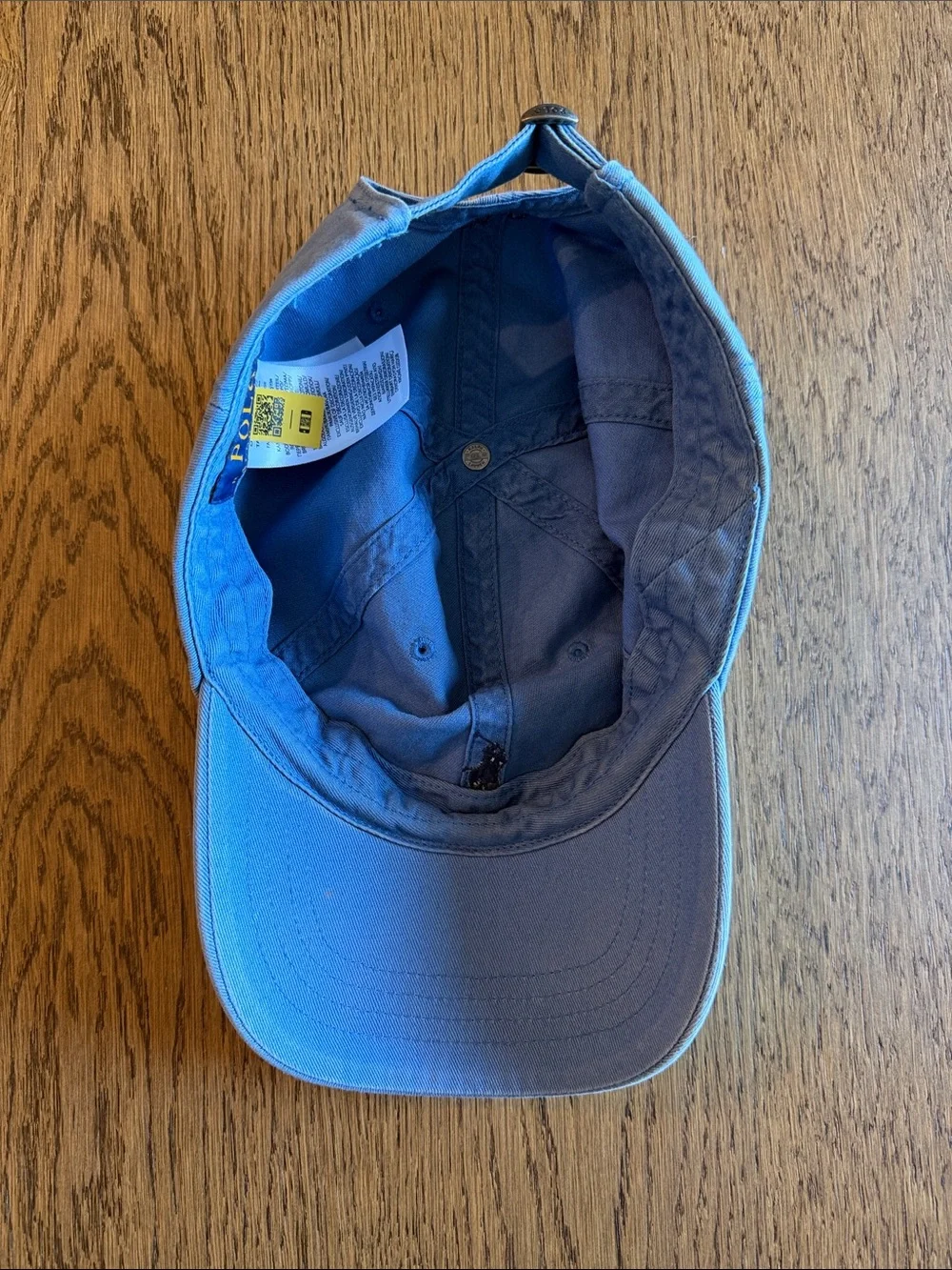 Polo by Ralph Lauren Light Blue Cotton Polo Cap with Embroidered Logo
